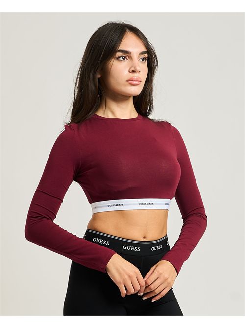 Guess Jeans long sleeve Crop Top GUESS | W5BZ09-KBBU1G588