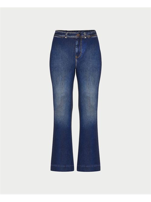 Pantaloni Charlie alla caviglia donna Guess GUESS | W5YA74-D5PY3SRNW
