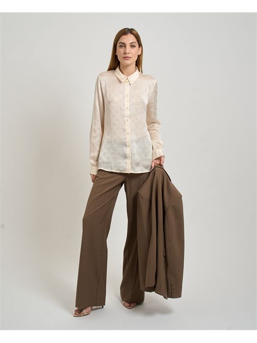 Guess women's Marthe shirt with a wrinkled effect GUESS | W5YH1A-WHCR2G1F7
