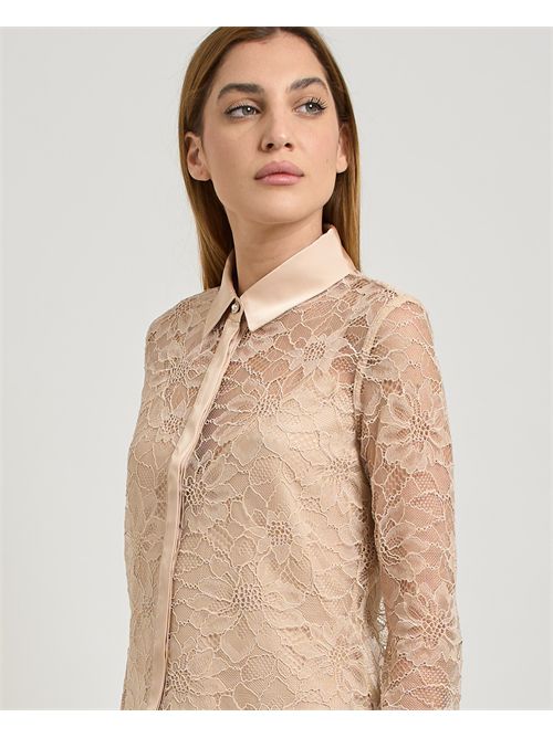 Guess Women's Antoinette Lace Shirt GUESS | W5YH58-WHDY0G133