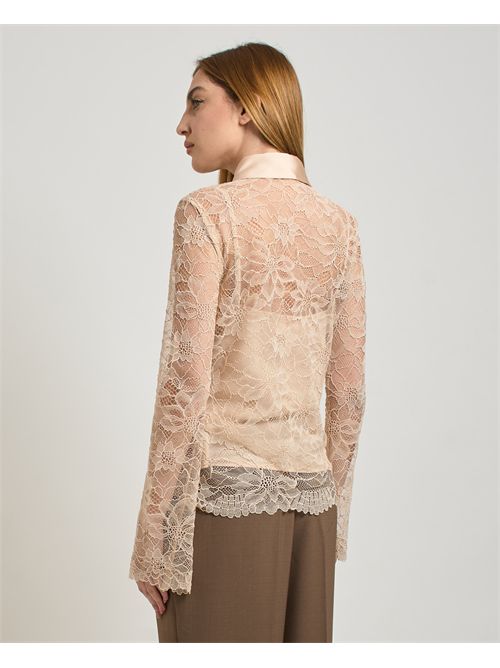 Guess Women's Antoinette Lace Shirt GUESS | W5YH58-WHDY0G133
