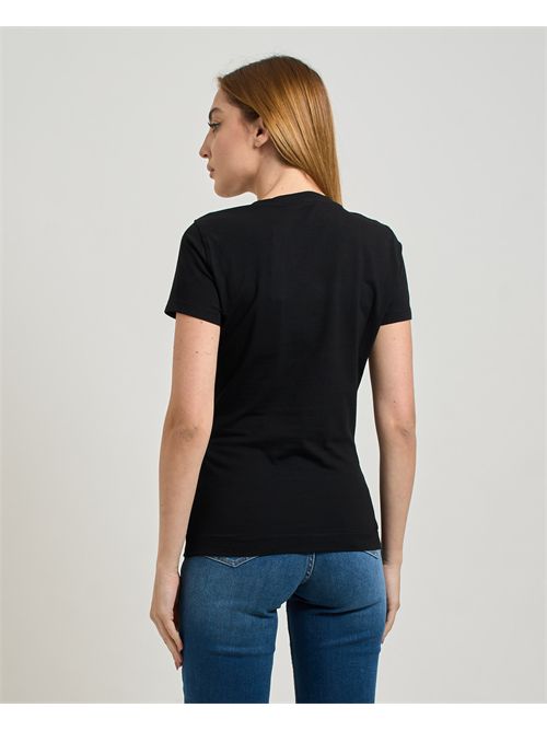 Guess women's T-shirt with triangular logo GUESS | W5YI13-J1314JBLK