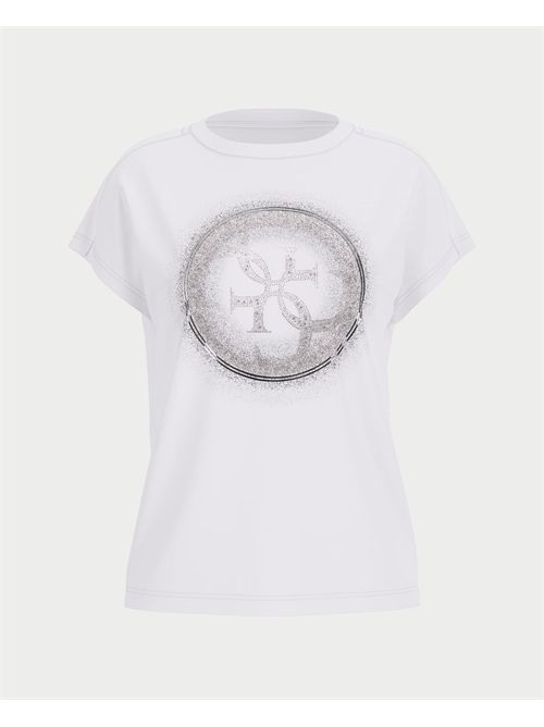 T-Shirt 4G Shaded Hotfix donna Guess GUESS | W5YI14-I3Z14G011