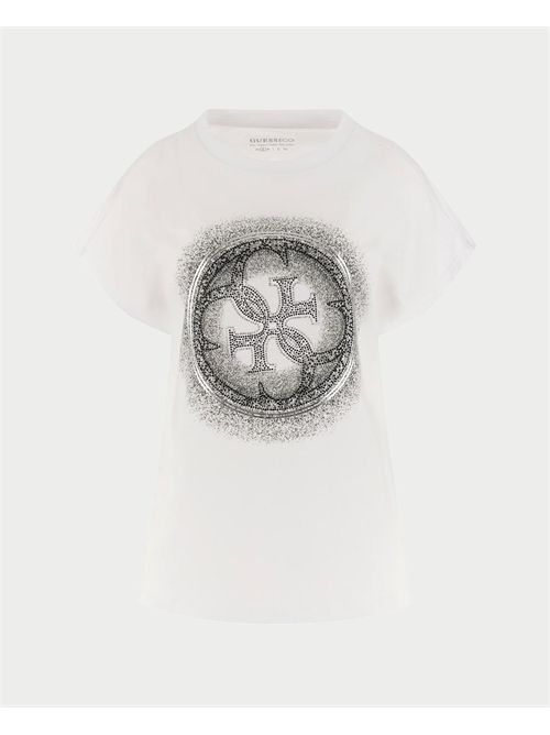 T-Shirt 4G Shaded Hotfix donna Guess GUESS | W5YI14-I3Z14G011