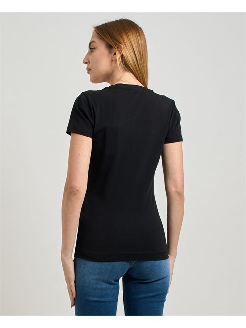 Guess Crew Neck short sleeve Animalier Boxy Print GUESS | W5YI27-J1314JBLK