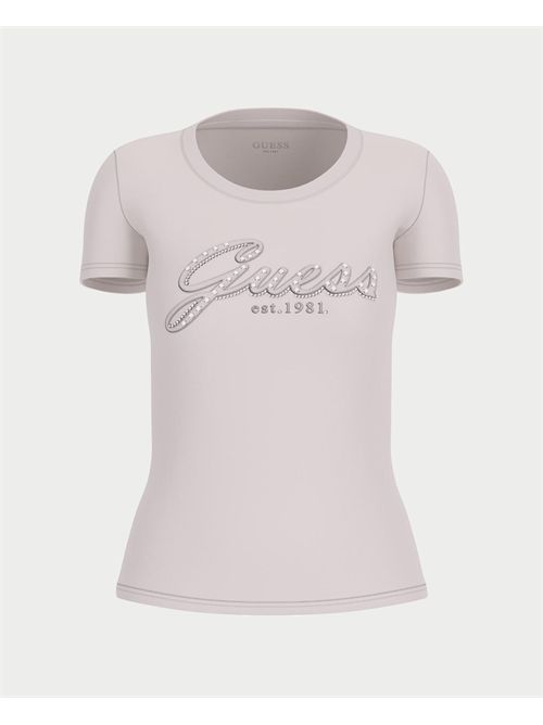T-Shirt con Logo ricamato donna Guess GUESS | W5YI46-J1314G9L9