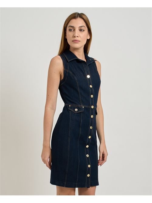 Vestito bodycon Destiny donna Guess in denim GUESS | W5YK24-D5PW1BFIN