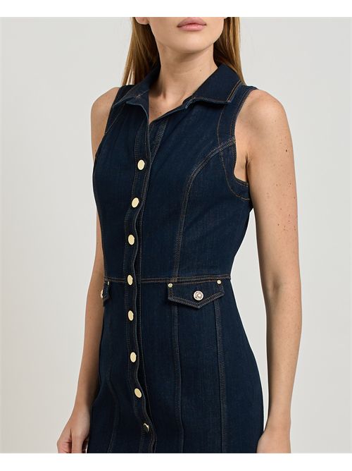 Vestito bodycon Destiny donna Guess in denim GUESS | W5YK24-D5PW1BFIN