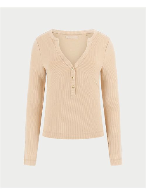 Top Lena con bottoni e manica lunga donna Guess GUESS | W5YP12-KCTC2F9N5