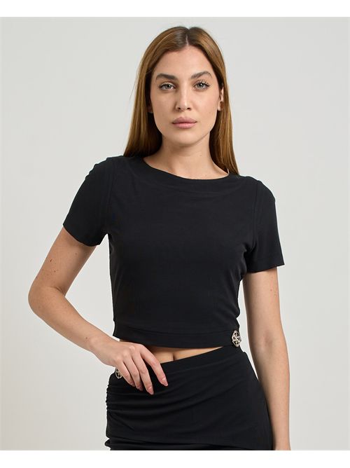Guess long sleeve Prisca Jewel Top GUESS | W5YP14-KAQL2JBLK