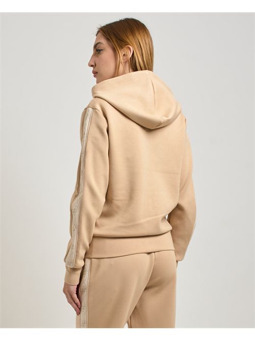 Felpa donna Guess fullzip effetto scuba GUESS | W5YQ05-KBYE2A11T