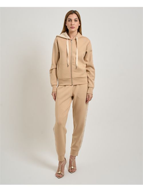 Felpa donna Guess fullzip effetto scuba GUESS | W5YQ05-KBYE2A11T