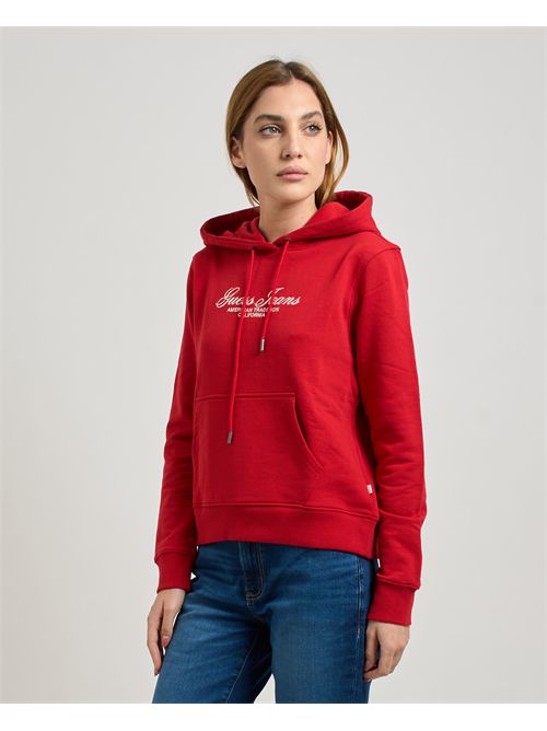 Felpa donna Guess Jeans con cappuccio GUESS | W5YQ13-K68I4G585