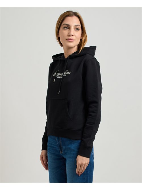 Felpa donna Guess Jeans con cappuccio GUESS | W5YQ13-K68I4JBLK