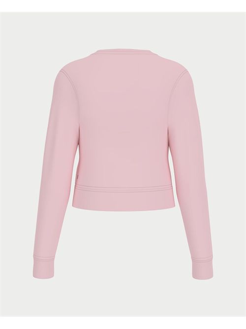Felpa cropped con fiore donna Guess Jeans GUESS | W5YQ15-K68I4A61U