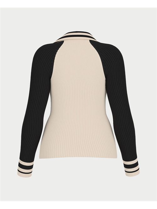 Maglione collo a V donna Guess Jeans GUESS | W5YR54-Z3P32FJ8J