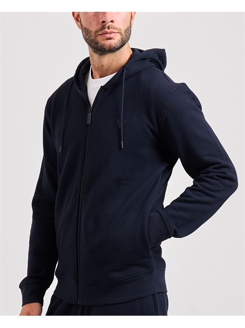 Felpa Aldwin uomo Guess fullzip con cappuccio GUESS | Z2YQ28-KAIJ1DPM