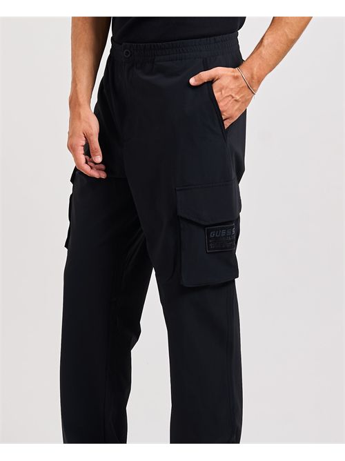 Pantalon Doro modèle cargo homme Guess GUESS | Z5YB09-WH2H0JBLK