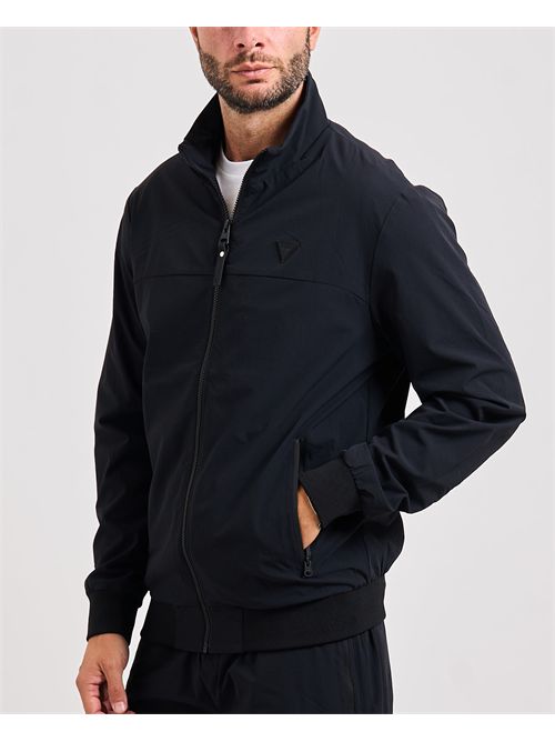 Veste Guess New Amos entièrement zippée pour homme GUESS | Z5YL07-WH2H0JBLK