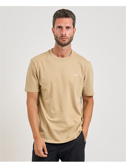 T-shirt Dero uomo Hugo basic beige HUGO | 50466158269
