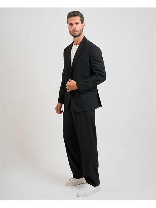 Abito Karlo Flips uomo Hugo nero in twill elasticizzato HUGO | 50538433001