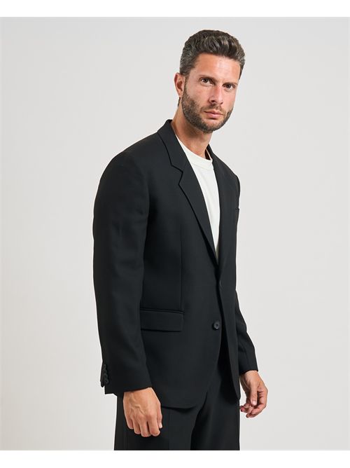 Abito Karlo Flips uomo Hugo nero in twill elasticizzato HUGO | 50538433001