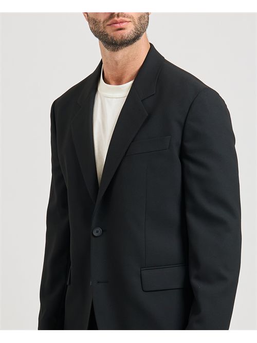 Abito Karlo Flips uomo Hugo nero in twill elasticizzato HUGO | 50538433001