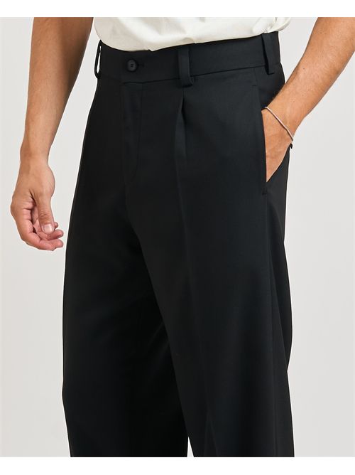 Abito Karlo Flips uomo Hugo nero in twill elasticizzato HUGO | 50538433001