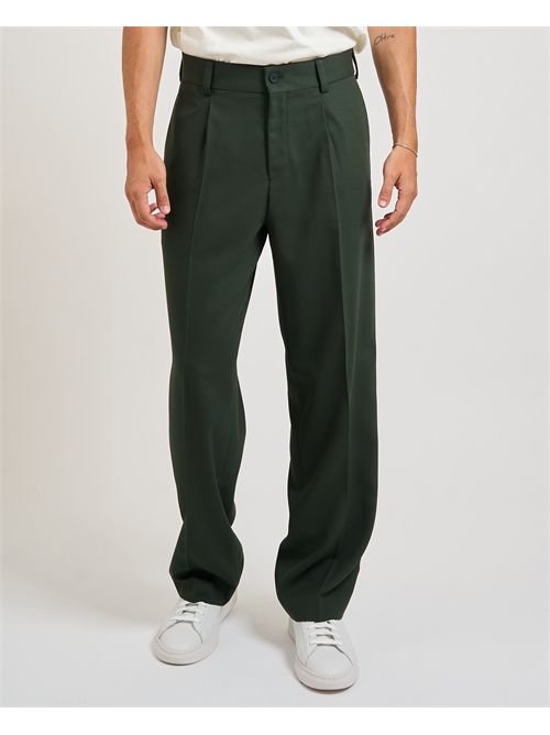 Abito Karlo Flips uomo Hugo verde in twill elasticizzato HUGO | 50538433309