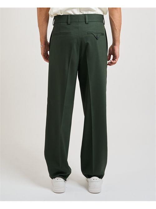 Abito Karlo Flips uomo Hugo verde in twill elasticizzato HUGO | 50538433309