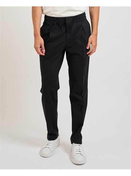 Pantaloni Getlin uomo Hugo neri con pinces HUGO | 50541057001