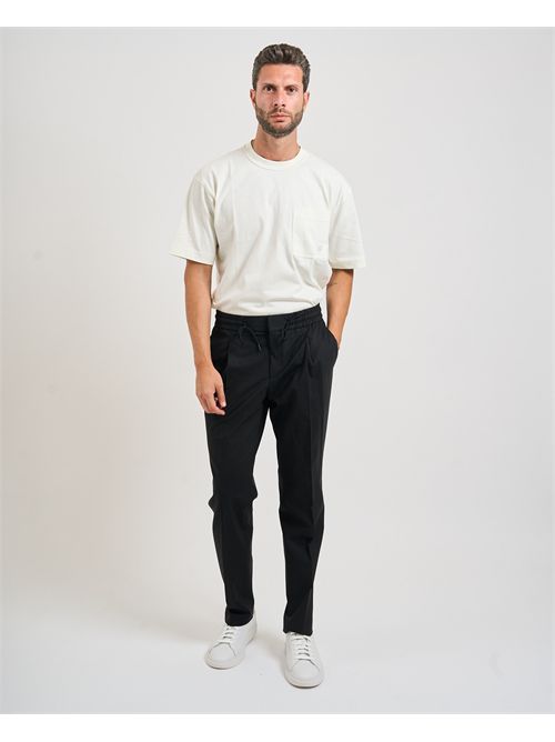 Pantaloni Getlin uomo Hugo neri con pinces HUGO | 50541057001