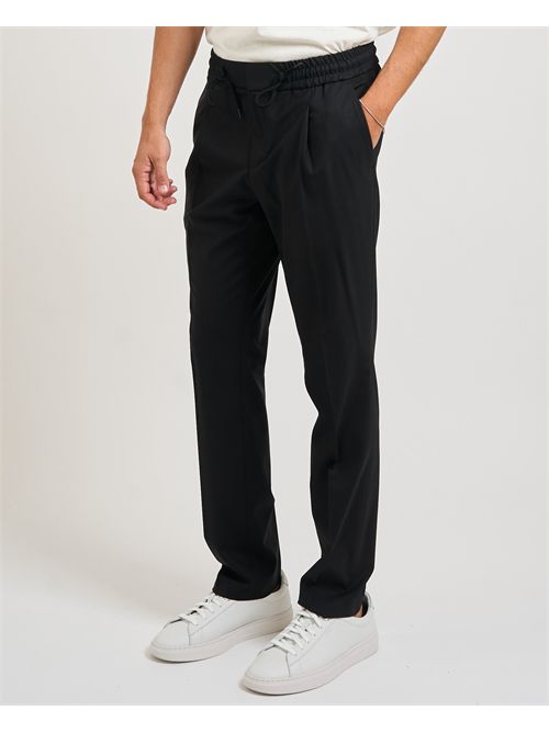 Pantaloni Getlin uomo Hugo neri con pinces HUGO | 50541057001