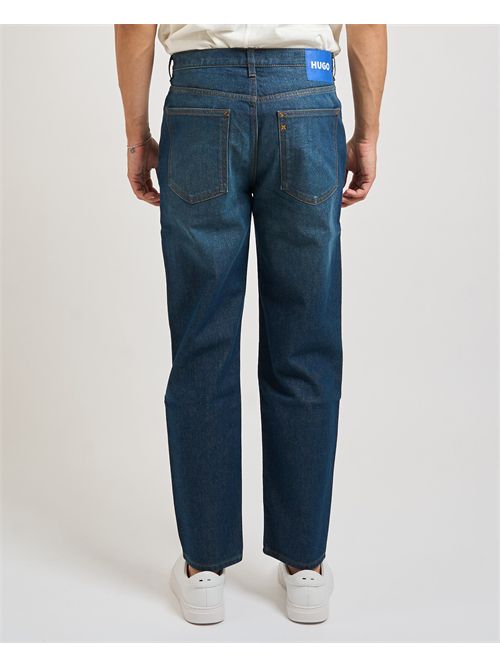 Jeans affusolati Brody uomo Hugo navy in denim HUGO | 50541576418