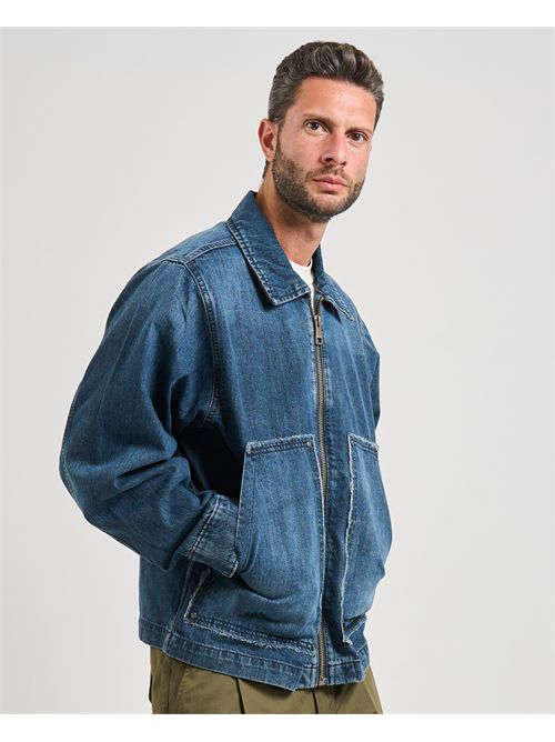 Giubbotto di jeans Chian uomo Hugo blu fullzip HUGO | 50541725408