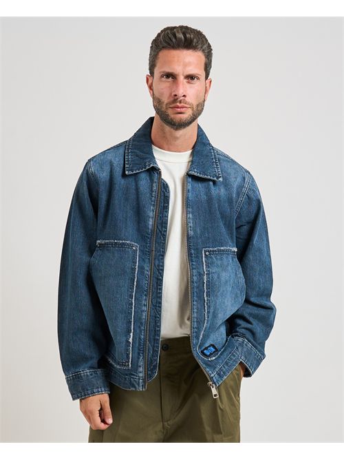 Giubbotto di jeans Chian uomo Hugo blu fullzip HUGO | 50541725408