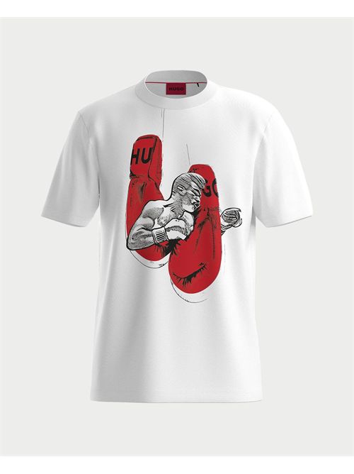 T-shirt Diboxer uomo Hugo bianco HUGO | 50542560100