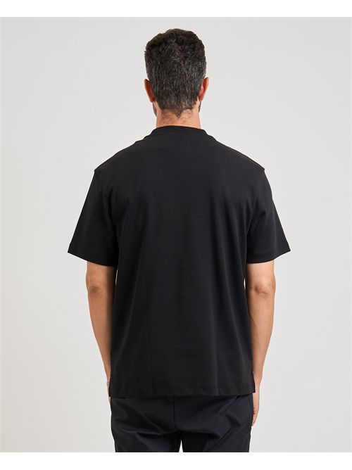 T-shirt Dargentee uomo Hugo nera con tasca sul petto HUGO | 50542566001