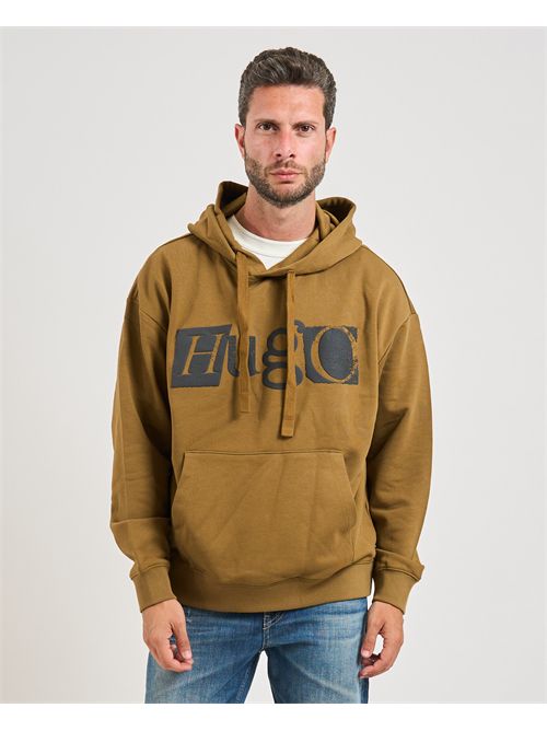 Felpa Nildi uomo Hugo con maxi logo HUGO | 50542796352