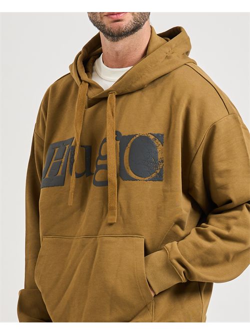 Felpa Nildi uomo Hugo con maxi logo HUGO | 50542796352