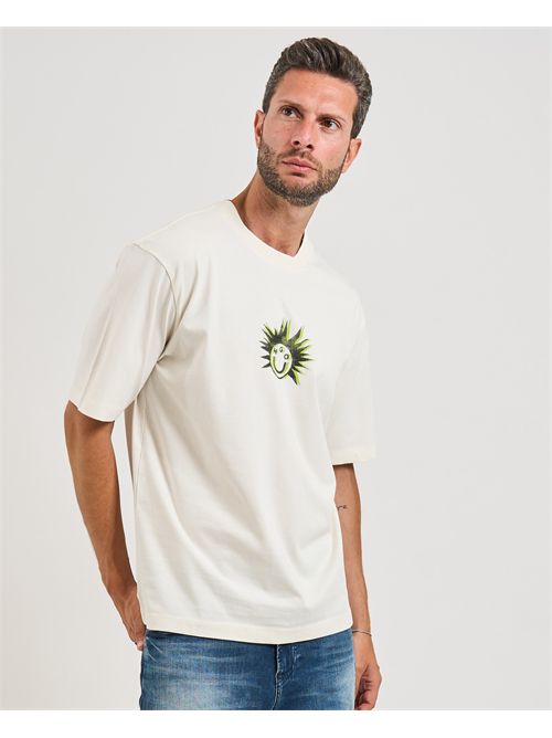 T-shirt Nylix uomo Hugo bianca con stampa HUGO | 50543496121