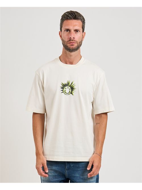 T-shirt Nylix uomo Hugo bianca con stampa HUGO | 50543496121