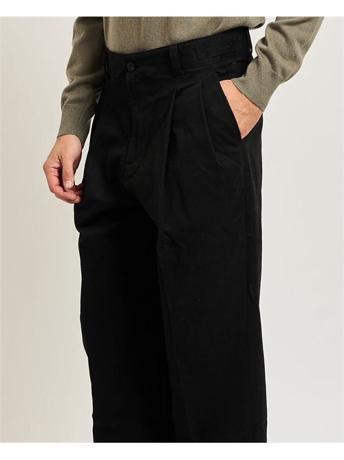 Men's Hugo Zenar pants in mercerized twill HUGO | 50544013001