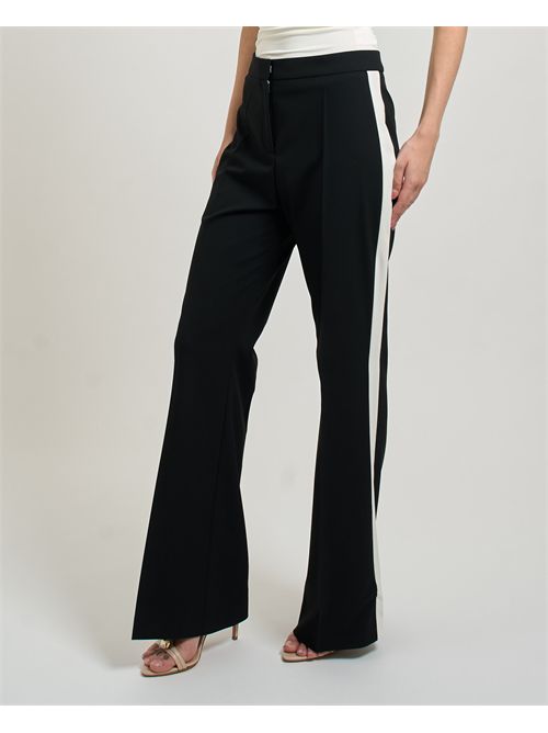 Pantalon bootcut Hizana femme Hugo avec bande latérale HUGO | 50544753001