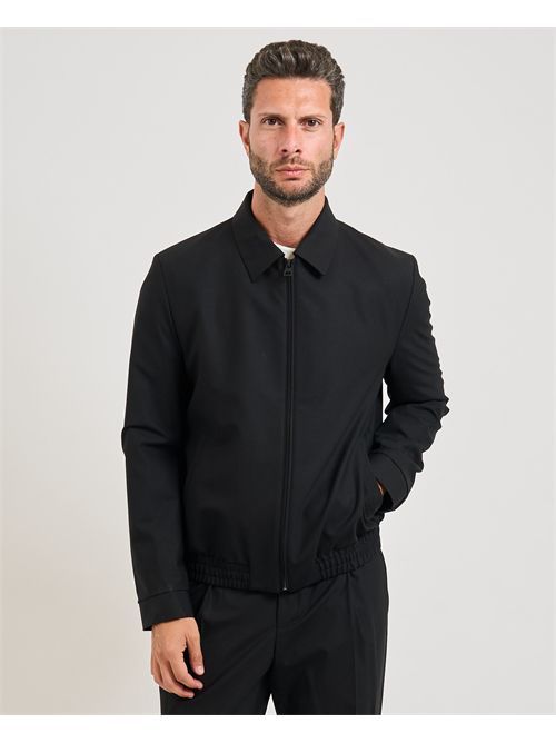 Giubbotto Hellys uomo Hugo nero slim fit HUGO | 50544903001