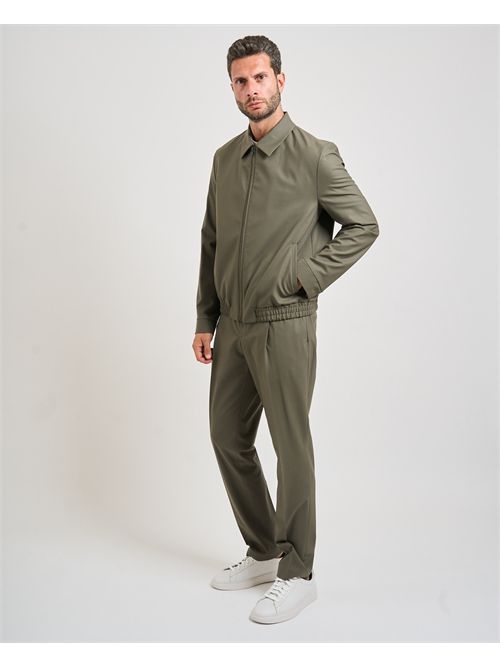 Giubbotto Hellys uomo Hugo verde slim fit HUGO | 50544903355