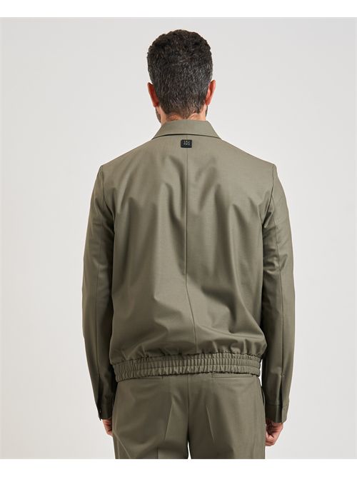 Giubbotto Hellys uomo Hugo verde slim fit HUGO | 50544903355