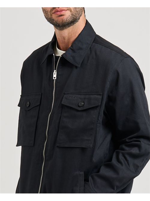 Sovracamicia Efilos uomo Hugo nera fullzip HUGO | 50545403001
