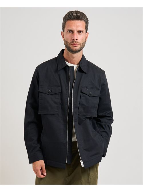 Sovracamicia Efilos uomo Hugo nera fullzip HUGO | 50545403001