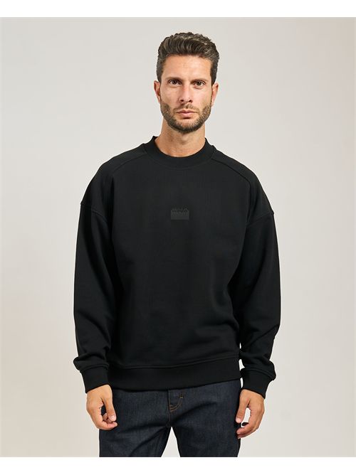 Felpa Delastcrew uomo Hugo nero HUGO | 50546672001